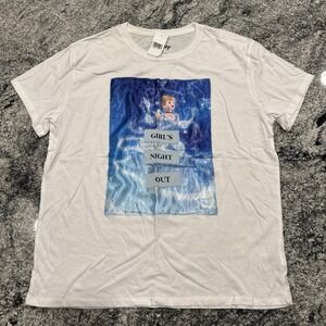 Disney Cinderella "Girl's Night Out"  T-Shirt In Junior Girls Size XL/15-17 New‎